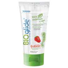 Lubrifiant natural , BIOglide Strawberry, pe baza de apa, cu aroma de capsuni, 80 ml