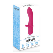 Vibrator INSPIRE ESSENTIAL - EDITH PINK, din silicon hipoalergenic cu 12 functii de vibrare, roz, 15 cm