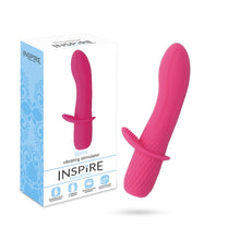 Vibrator INSPIRE ESSENTIAL - EDITH PINK, din silicon hipoalergenic cu 12 functii de vibrare, roz, 15 cm