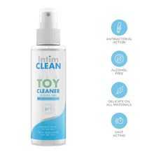 Spray IntimCLEAN Sex Toy Cleaner, pentru curățarea și igienizarea jucăriilor sexuale, fără alcool, 100 ml