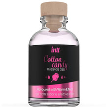 Gel INTT COTTON CANDY, efect 4 in 1 - masaj erotic, sex oral, excitare si cresterea libidoului, lubrifiant, cu efect de incalzire, 30 ml