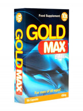 Capsule GOLD MAX Blue, pentru potență masculină, erecții susținute și libido stimulat - 10 bucăți