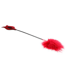 Paleta KINK - ROSE, pentru jocuri erotice BDSM, din piele cu puf, roz, 8 cm