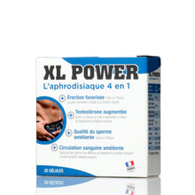 Afrodisiac capsule, XL POWER, Labophyto, 4 in 1, erectie, imbunatatire calitate sperma, testosteron, 20 capsule