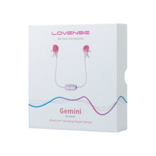 Cleme pentru sani LOVENSE - GEMINI, cu vibratii si control prin aplicatie, culoarea roz, 14 cm