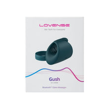 Masturbator LOVENSE - GUSH, control prin aplicatie de la distanta, vibratii intense, include inel din silicon, culoarea verde, 14.50 cm