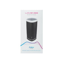 Masturbator LOVENSE - HEAT, control prin aplicatie, creeaza o senzatie placuta de caldura, asemanatoare pielii, pentru o stimulare mai reala, 17 cm, culoarea negru cu alb