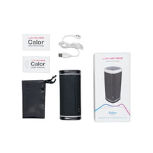 Masturbator LOVENSE - HEAT, control prin aplicatie, creeaza o senzatie placuta de caldura, asemanatoare pielii, pentru o stimulare mai reala, 17 cm, culoarea negru cu alb