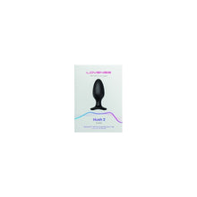Plug anal LOVENSE - HUSH 2, control prin aplicatie, cu 10 functii de vibrare, 5.72 cm, culoarea negru(mare)