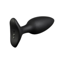 Plug anal LOVENSE - HUSH 2, control prin aplicatie, cu 10 functii de vibrare, 4.45 cm, culoarea negru(mediu)