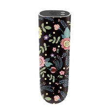 Vibrator tip Bullet LoveToy - Diana Massager, pentru stimularea clitorisului, negru cu flori