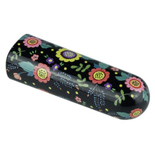 Vibrator tip Bullet LoveToy - Diana Massager, pentru stimularea clitorisului, negru cu flori