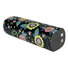 Vibrator tip Bullet LoveToy - Diana Massager, pentru stimularea clitorisului, negru cu flori
