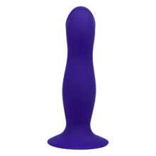 Dildo LOVING JOY 6” Silicone Dildo, bază cu ventuză pentru fixare, compatibil cu ham strap-on, lungime 15 cm, albastru
