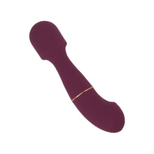 Vibrator LovingJoy - DUA, doua accesorii interschimbabile, silicon, roz, Rabbit - 21 x 4.25 cm / Wand - 19 x 4.75 cm