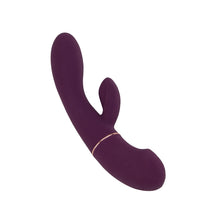 Vibrator LovingJoy - DUA, doua accesorii interschimbabile, silicon, roz, Rabbit - 21 x 4.25 cm / Wand - 19 x 4.75 cm