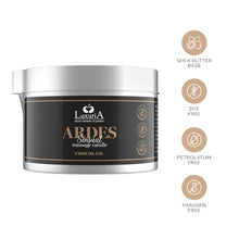 Lumânare pentru masaj LUXURIA Ardes Sensual - Chocolate, cu unt de shea, aromă de ciocolată, 80 ml