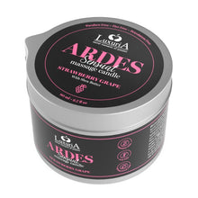 Lumânare pentru masaj LUXURIA Ardes Sensual - Strawberry Grape, cu unt de shea, aromă de căpșuni și struguri, 80 ml