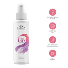 Spray LUXURIA Sex Toy Cleaner, pentru curățarea și igienizarea jucăriilor sexuale, efect rapid, fără alcool, 100 ml