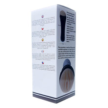 Masturbator B-SERIES Cyber Skin, pentru stimulare vaginala reala, control telecomanda, 7 functii vibrare, 23.5 cm, negru