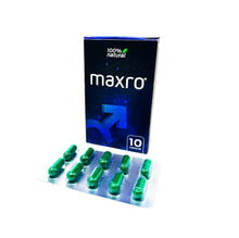 Capsule MAXRO, pentru imbunatatirea performantelor sexuale, cresterea apetitului sexual si erectie, pentru barbati, 10 buc