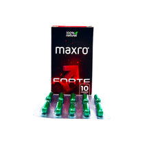 Capsule MAXRO FORTE, pentru imbunatatirea performantelor sexuale, cresterea apetitului sexual si erectie, pentru barbati, 10 buc