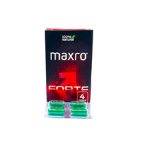 Capsule MAXRO FORTE, pentru imbunatatirea performantelor sexuale, cresterea apetitului sexual si erectie, pentru barbati, 4 buc