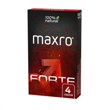 Capsule MAXRO FORTE, pentru imbunatatirea performantelor sexuale, cresterea apetitului sexual si erectie, pentru barbati, 4 buc