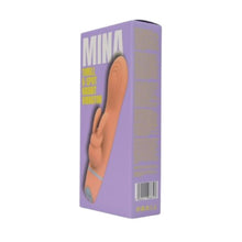 Vibrator rabbit LovingJoy MINA THRILL G-SPOT, din silicon, 5 funcții de vibrație, rezistent la apă, culoare portocaliu(N12559)