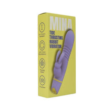 Vibrator rabbit LovingJoy MINA TIDE, din silicon, cu funcție de penetrare, 5 funcții de vibrație, rezistent la apă, culoare mov(N12560)