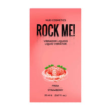 Gel Vibrator Nuei - Rock Me, pentru stimulare clitoris si excitare, aroma de capsuni, 20ml