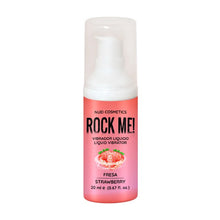 Gel Vibrator Nuei - Rock Me, pentru stimulare clitoris si excitare, aroma de capsuni, 20ml