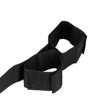 Curea pentru jocuri sexuale OUCH - Adjustable Hand and Ankle Restraints, culoare neagra