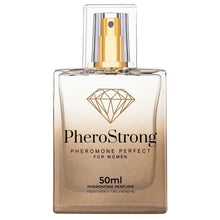 Parfum cu feromoni PHEROSTRONG Perfect, pentru femei, note de litchi, trandafir și ambră, 50 ml (crem)
