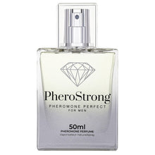 Parfum cu feromoni PHEROSTRONG Perfect, pentru bărbați, note de piper roz, ananas și vanilie, 50 ml (gri)