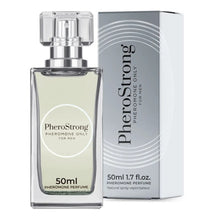 Parfum cu feromoni PHEROSTRONG Only For Men, pentru bărbați, note de mandarină, cedru și mosc alb, 50 ml
