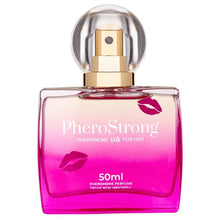 Parfum cu feromoni PHEROSTRONG HQ, pentru femei, note de floare de portocal, iasomie și vanilie de Madagascar, 50 ml