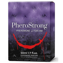 Parfum cu feromoni PHEROSTRONG J, pentru bărbați, note de iris nobil, ambră gri și ienupăr de Virginia, 50 ml