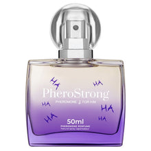 Parfum cu feromoni PHEROSTRONG J, pentru bărbați, note de iris nobil, ambră gri și ienupăr de Virginia, 50 ml