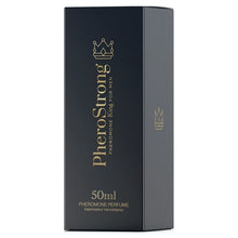 Parfum cu feromoni PHEROSTRONG King, pentru bărbați, note de scorțișoară, patchouli și lemn de santal, 50 ml