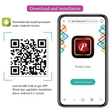 Vibrator PRETTY LOVE - AUGUST, pentru dubla placere, cu aplicație, 12 functii de vibrare, mov
