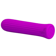 Stimulator clitoris PRETTY LOVE Blanche Pink, vibrator bullet cu 12 funcții de vibrație, din silicon, roz fuchsia