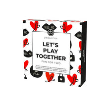 Set erotic DREAMTOYS Pleasure Box - Let’s Play Together, cu vibrator pentru cupluri, 3 inele de penis și ou masturbator (cutie albă)