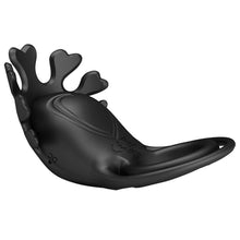 Inel vibrator pentru penis PRETTY LOVE - RUBEN, din silicon, negru, 7 functii de vibrare