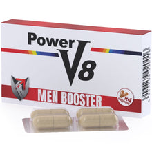 Capsule Power V8, pentru potenta, erectii puternice, intarziere ejaculare si stimularea libidoului barbatilor, 4 capsule