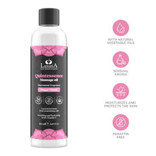 Ulei de masaj LUXURIA Quintessence Sugar Cloud, cu vitamina E și feromoni, cu aromă dulce, 150 ml