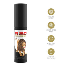 Spray R20, pentru întârzierea ejaculării și performanțe sexuale îmbunătățite, cu efect de răcire, 20 ml