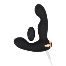 Vibrator pentru prostata RevPro - 10 Function Remote Controlled Prostate Massager, 10 cm, culoarea neagra