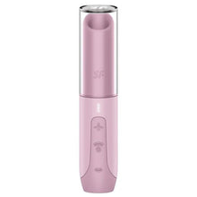 Stimulator clitoris SATISFYER SECRET KISS, design discret și compact, 11 funcții de vibrație, 3 viteze, rezistent la apă IPX7, roz