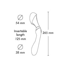Vibrator Shunga - Zoa Black, motor puternic, silentios si discret, 10 functii de vibratie, 26.5 cm, negru
